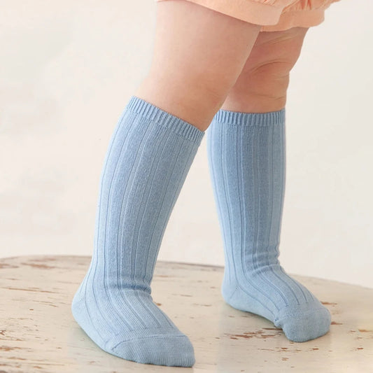 Snugly Socks - Ribbed Toddler knee sock