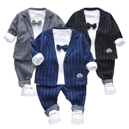 KiddoChic 3-Pieces Boys Set Leisure Suit